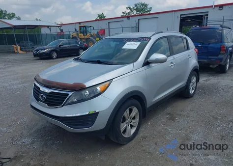 2012 Kia Sportage Lx из США, поврежденный, VIN KNDPB3A25C7300865